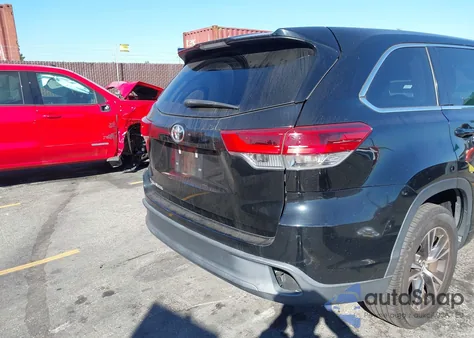 2017 Toyota Highlander Le from USA, damaged, VIN 5TDZZRFH3HS214519